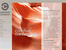 Tablet Screenshot of creativeconnection.com